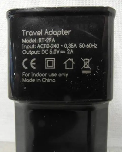 Photo de l’avis officiel: 4-OK USB-C Home Charger 2A Chargeur USB — risque: Choc électrique