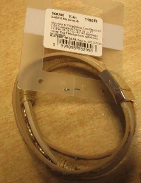 Foto do aviso oficial: Lora Beauty karkötő bőr díszes Pulseira de couro — risco: Químico