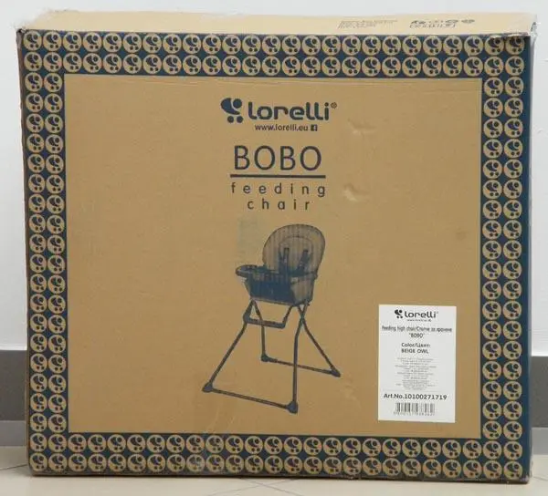 Photo de l’avis officiel: Lorelli Feeding high chair BOBO Chaise haute pour enfants — risque: Blessures