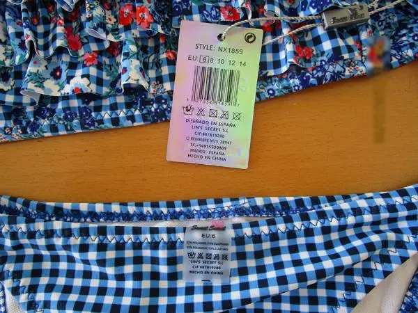 Photo de l’avis officiel: Sweet Secret Bikini pour filles — risque: Blessures (A12/1351/18)