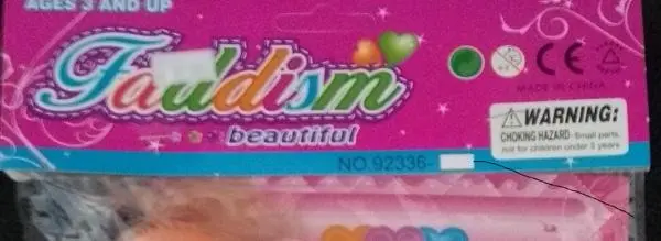 Photo de l’avis officiel: Faddism beautiful Ensemble de poupées en plastique — risque: Risque chimique