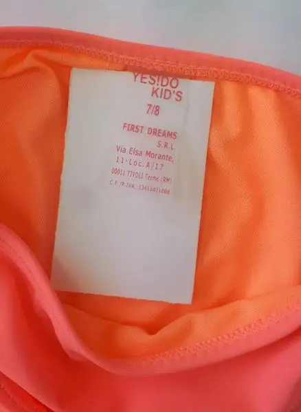 Photo de l’avis officiel: YES ! DO KIDS Bikini pour filles — risque: Blessures (A12/1346/18)
