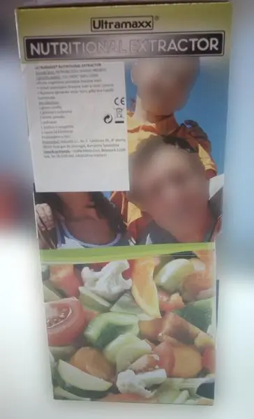 Foto dell’avviso ufficiale: ULTRAMAXX Nutritional Extractor Miscelatore elettrico — rischio: Scossa elettrica