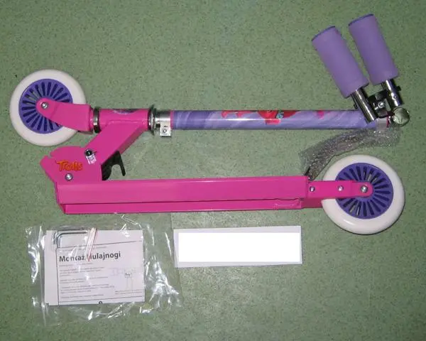 Photo de l’avis officiel: Hulajnoga aluminiowa Trottinette à pied — risque: Blessures