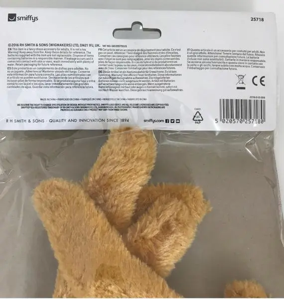 Foto do aviso oficial: Smiffys Reindeer kit Kit de renas — risco: Ambiente