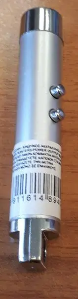 Foto aus der offiziellen Meldung: LASER &amp; LED LIGHT Laserpointer mit LED-Licht — Risiko: Sehschaden