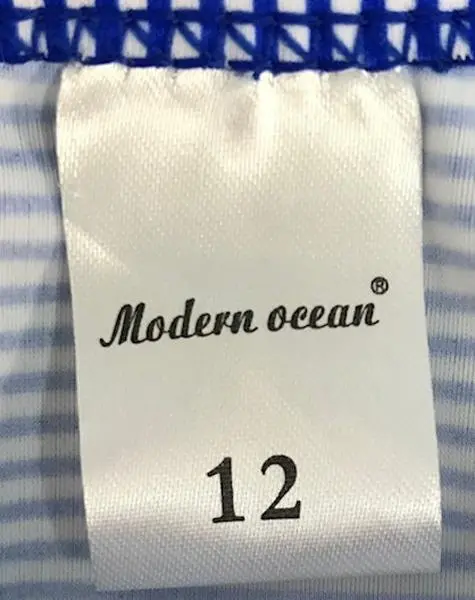 Photo de l’avis officiel: Modern Ocean Bikini des filles — risque: Blessures (A12/1449/18)