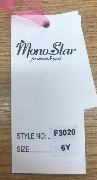 Foto do aviso oficial: Mono Star fashion&amp;girl Vestido das raparigas — risco: Ferimentos