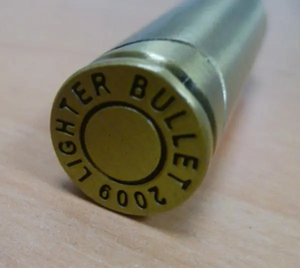 Photo from the official notice: LIGHTER BULLET 2009 novelty lighter — fire risk (A12/1487/18)