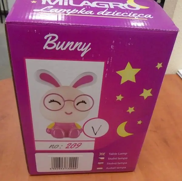 Photo de l’avis officiel: Milagro Table Lamp / Bunny Lampe pour enfants — risque: Choc électrique