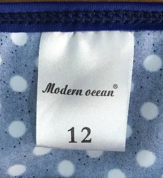 Photo de l’avis officiel: Modern Ocean Filles Bikini — risque: Blessures