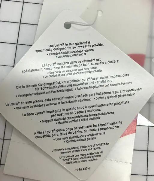 Photo de l’avis officiel: CycleBand Bikini pour filles — risque: Blessures & Etranglement