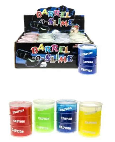 Foto dell’avviso ufficiale: Barrel O Slime Melma giocattolo — rischio: Rischio chimico & Rischio microbiologico