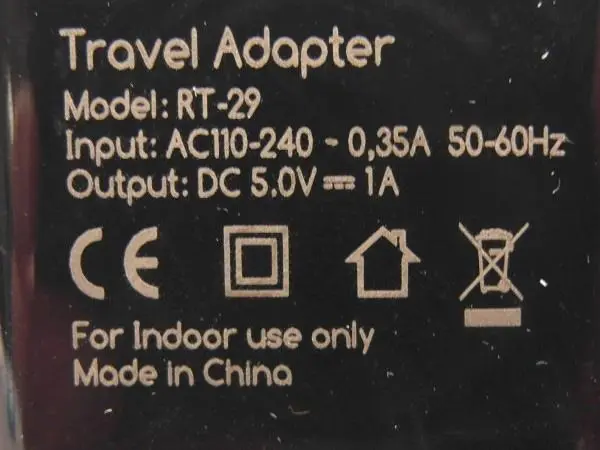 Foto uit de officiële melding: 4-OK USB-C Home Charger USB-oplader — risico: Elektrische schok