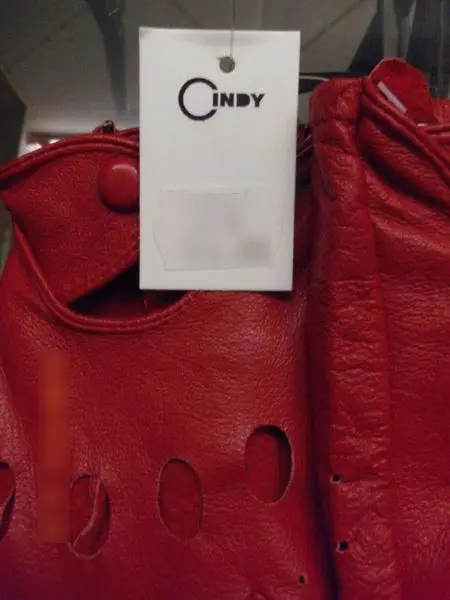 Foto dell’avviso ufficiale: Cindy Guanti in pelle da donna — rischio: Rischio chimico
