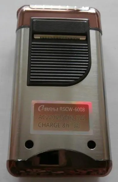 Photo de l’avis officiel: BOLI Razor Technology Quality Life Rasoir électrique — risque: Choc électrique