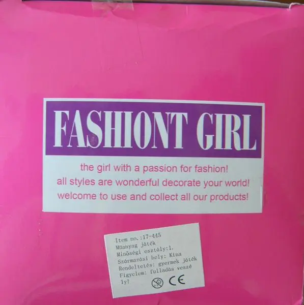 Photo de l’avis officiel: Fashiont Girl Ensemble de poupées en plastique — risque: Risque chimique