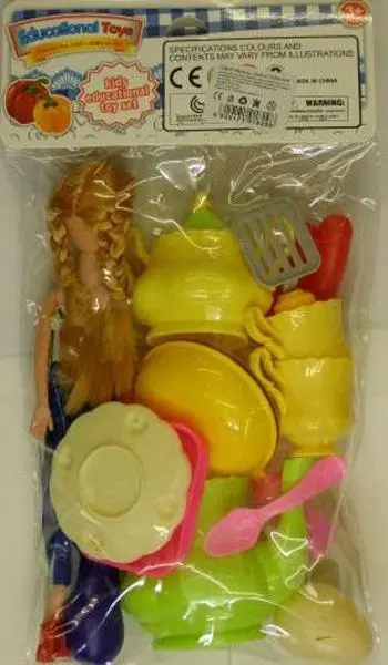 Photo de l’avis officiel: Zd Educational Toys Poupée en plastique avec accessoires — risque: Risque chimique
