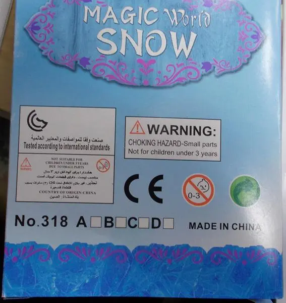 Foto do aviso oficial: Magic World Snow Boneca de plástico — risco: Químico (A12/1692/18)