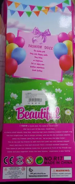 Photo de l’avis officiel: Beautiful / Fashion doll Poupée en plastique — risque: Risque chimique