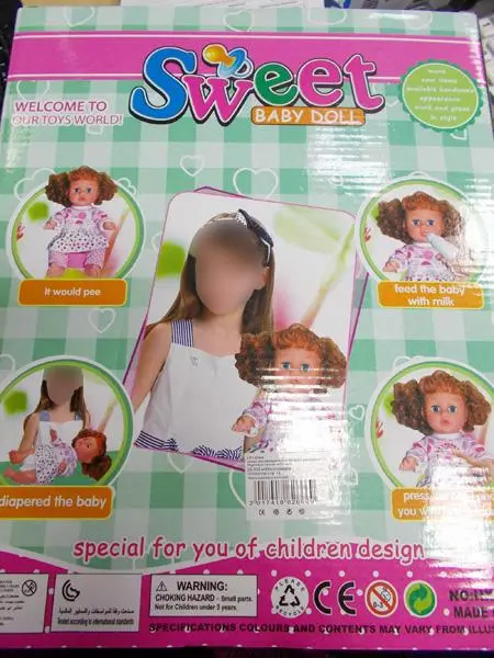 Foto do aviso oficial: Everpink Sweet Baby Doll Boneca de plástico — risco: Químico