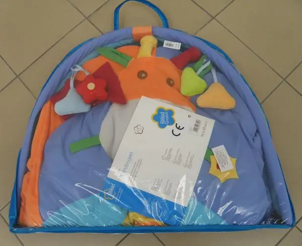 Photo de l’avis officiel: Fillikid Aktivbogen Tapis de jeu d’activité — risque: Étouffement