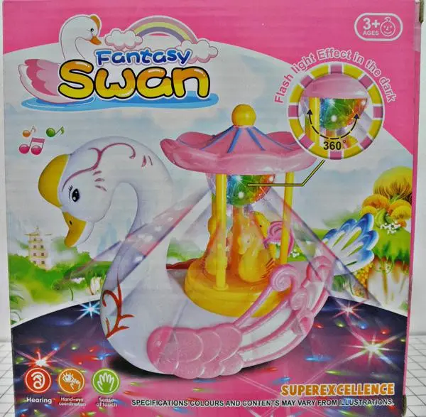 Foto do aviso oficial: XIONG SHENG Fantasy Swan Brinquedo musical — risco: Engasgamento