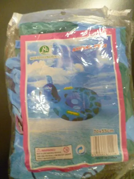 Photo de l’avis officiel: SHUIZHONGBAO Animal BOAT Sièges de bain gonflables — risque: Noyade