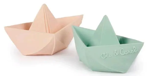 Photo de l’avis officiel: Oli &amp; Carol Origami boat Jouet de bain — risque: Étouffement