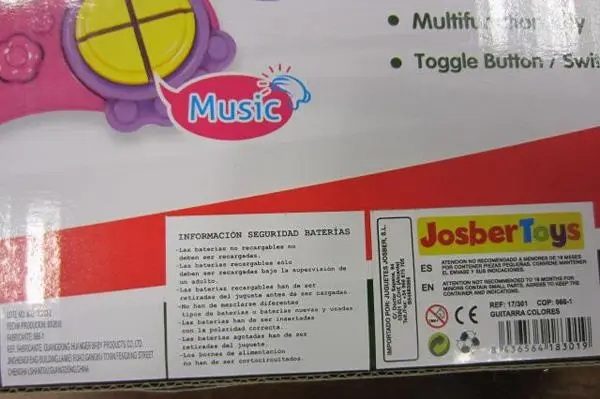 Photo de l’avis officiel: HUANGER DREAM WORLD  Dynamic Guitar Jouet musical — risque: Étouffement