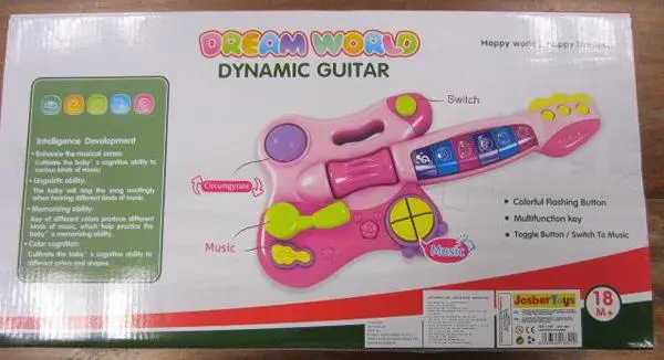 Photo de l’avis officiel: HUANGER DREAM WORLD  Dynamic Guitar Jouet musical — risque: Étouffement