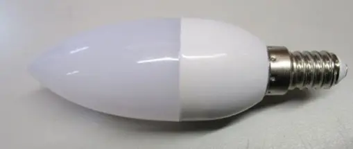 Photo from the official notice: 10pcs Candle Light Bulbs — electric shock risk