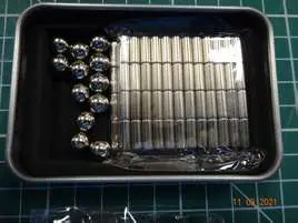 Photo from the official notice: 168 pcs Magnet Toy — choking risk