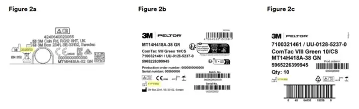 Photo from the official notice: 3M Peltor Comtac VIII Headset — damage to hearing risk