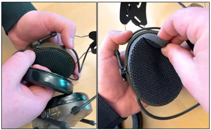 Photo from the official notice: 3M Peltor Comtac VIII Headset — damage to hearing risk