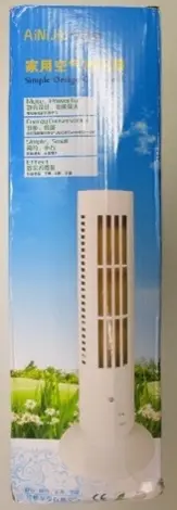 Photo from the official notice: AiNiJia Lonic Air Purifier — fire & electric shock risk