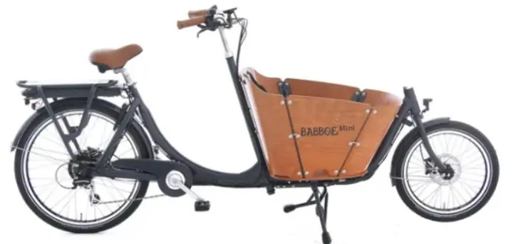 Photo from the official notice: Babboe Cargo Bikes — injuries risk