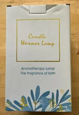 Photo from the official notice: Candle Warmer Lamp sold via TikTok — fire risk