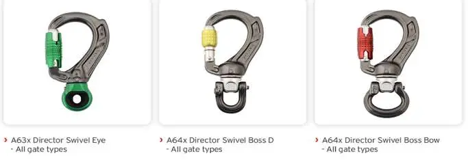 Photo from the official notice: DMM Swivel Assembly — injuries risk