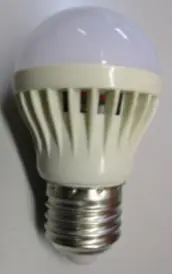 Photo from the official notice: E27 LED Globe Light Bulb — electric shock risk