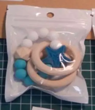 Photo from the official notice: ECO Baby Teether Infant Bracelet Toy — choking risk
