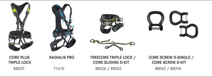 Photo from the official notice: Edelrid Screw-D-Ring for Harnesses — injuries risk