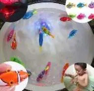 Photo from the official notice: Fun Sensor Diving Fish Luminous Electric Swimming Fish Toy for Baby Bathing — choking & chemical risk