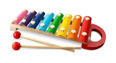 Photo from the official notice: Gem Imports Ltd Wooden Xylophone — choking risk