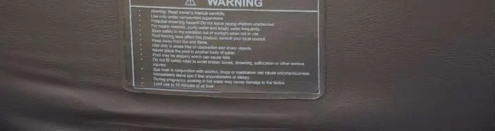 Photo from the official notice: Go Plus Inflatable Bubble Massage Spa Portable Round Hot Tub — electric shock risk