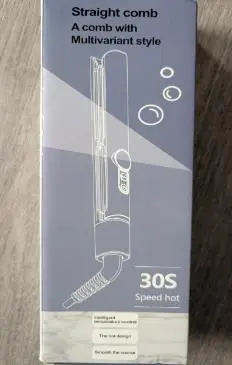 Photo from the official notice: Hair Straightener WT-056 with Black Protective Glove sold via TikTok — electric shock risk