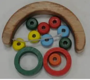 Photo from the official notice: Hai Bao Er Baby Rattle sold via eBay — choking risk
