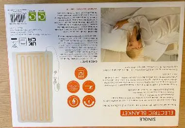 Photo from the official notice: Hamilton McBride Single, Double and King Size Electric Blankets — fire risk