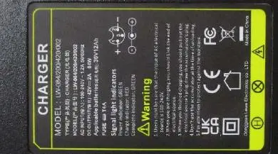 Photo from the official notice: Happy Bike E-Bike Conversion — fire risk