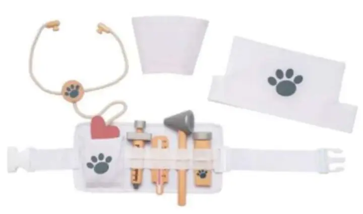 Photo from the official notice: Jabadabado Toy Veterinary Belt — strangulation risk